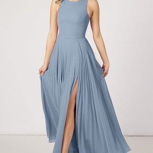 Azazie Lindie Bridesmaid dress, Dusty Blue